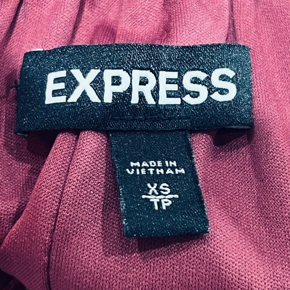 Express Floral Off The Shoulder Maxi Dress RED XS Like new condition - Picture 4 of 12